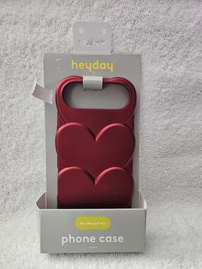 NEW Heyday Red Puffy Heart Case iPhone Air Viral TikTok Target Valentine's